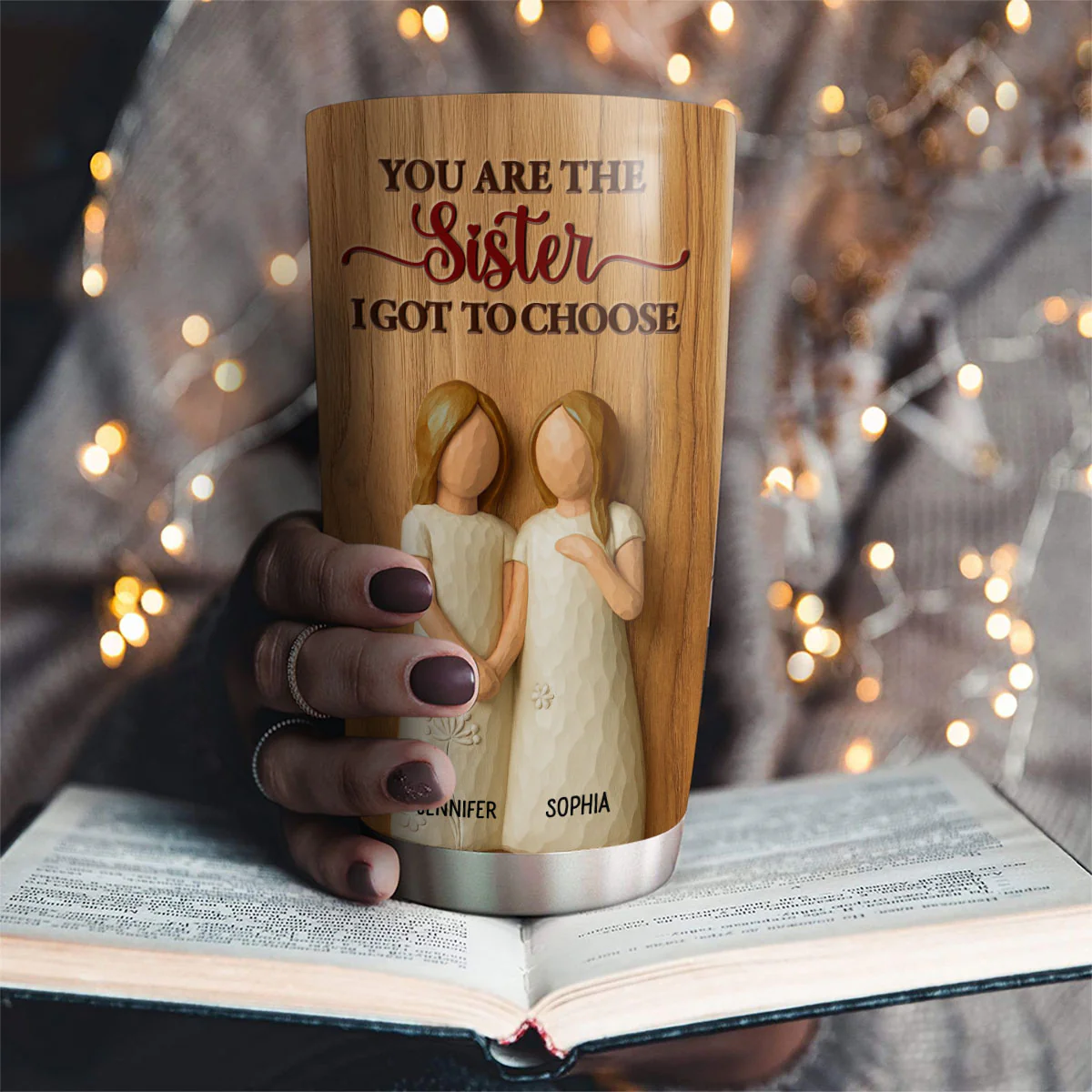 I Got To Choose - Personalized Custom Tumbler - Image 2