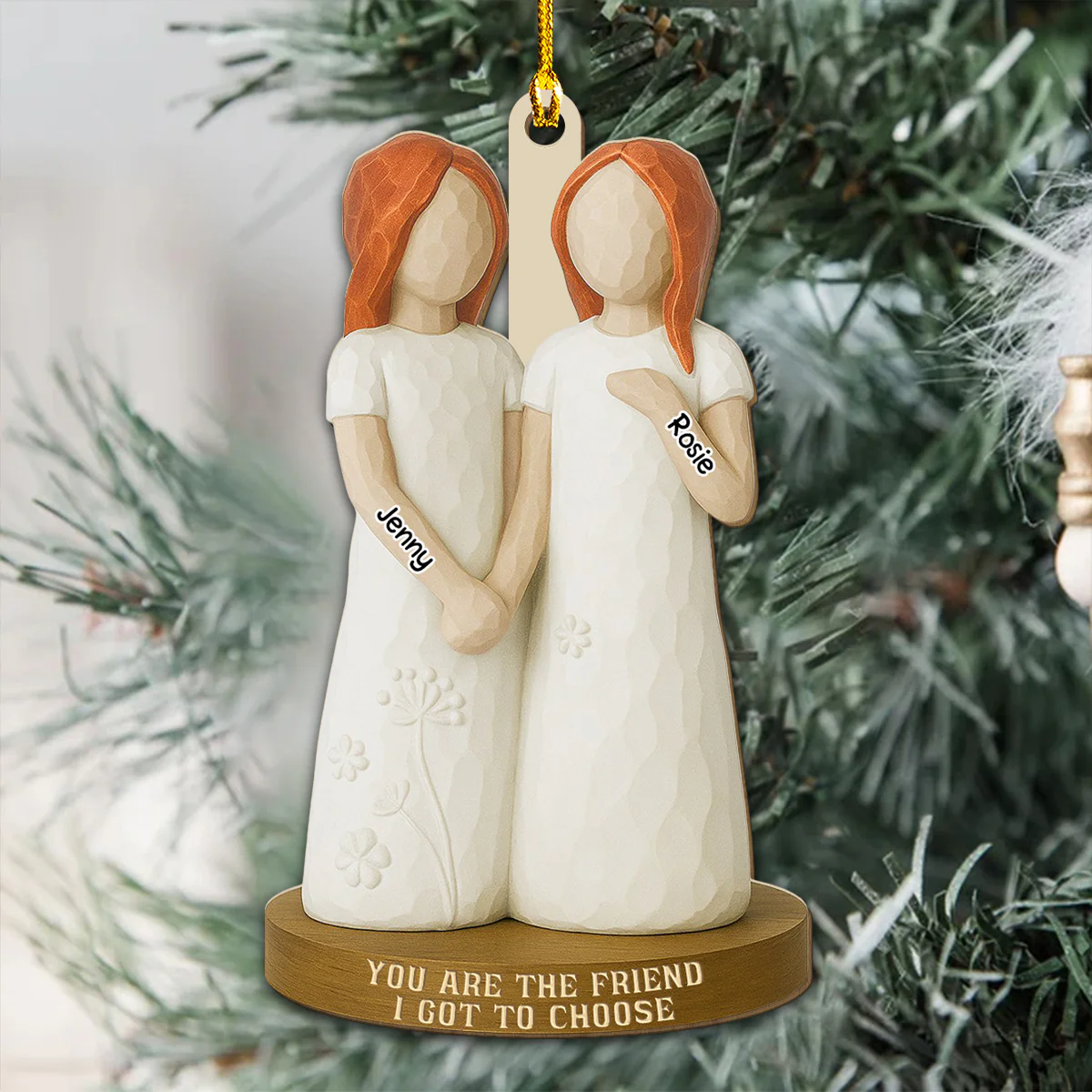 I Got To Choose - Personalized Custom Wood Ornament - Image 3