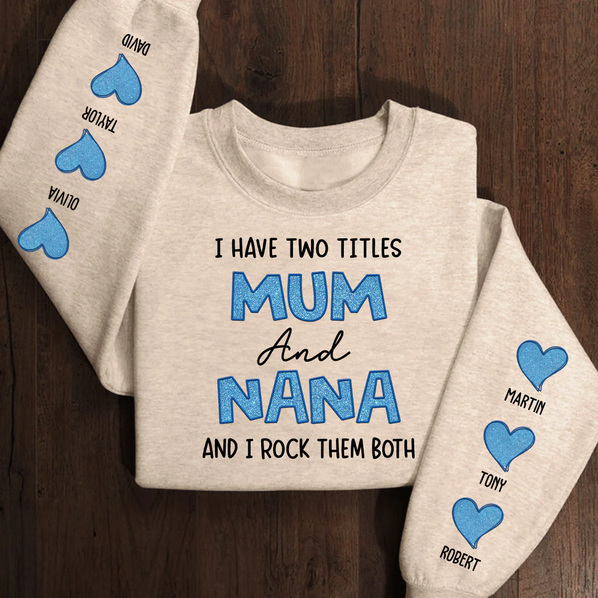 I Have Two Titles Mom And Mimi - Personalized Custom Sweatshirt - Image 5