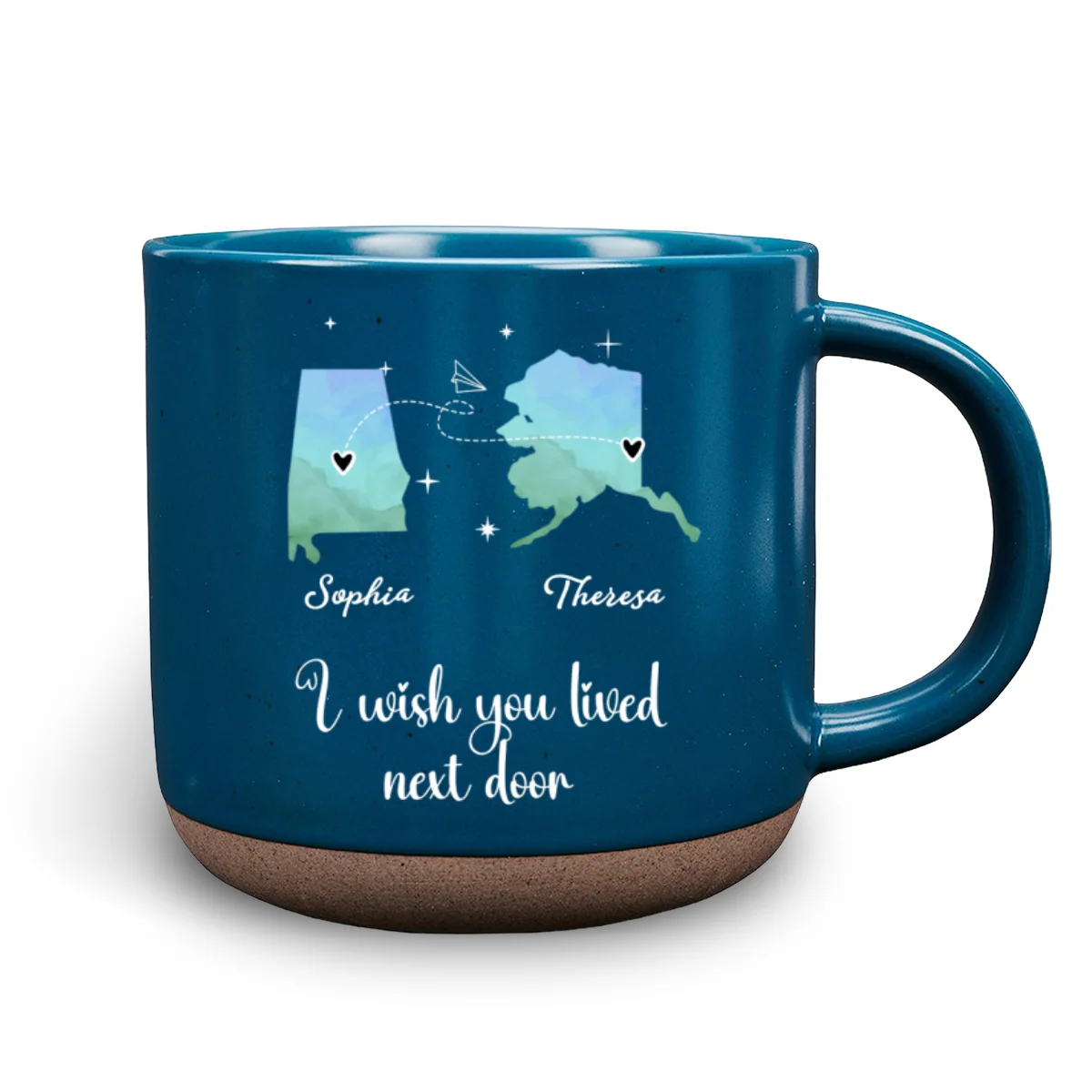 I Hope We Were Neighbors - Personalized Custom Pottery Mug - Image 8