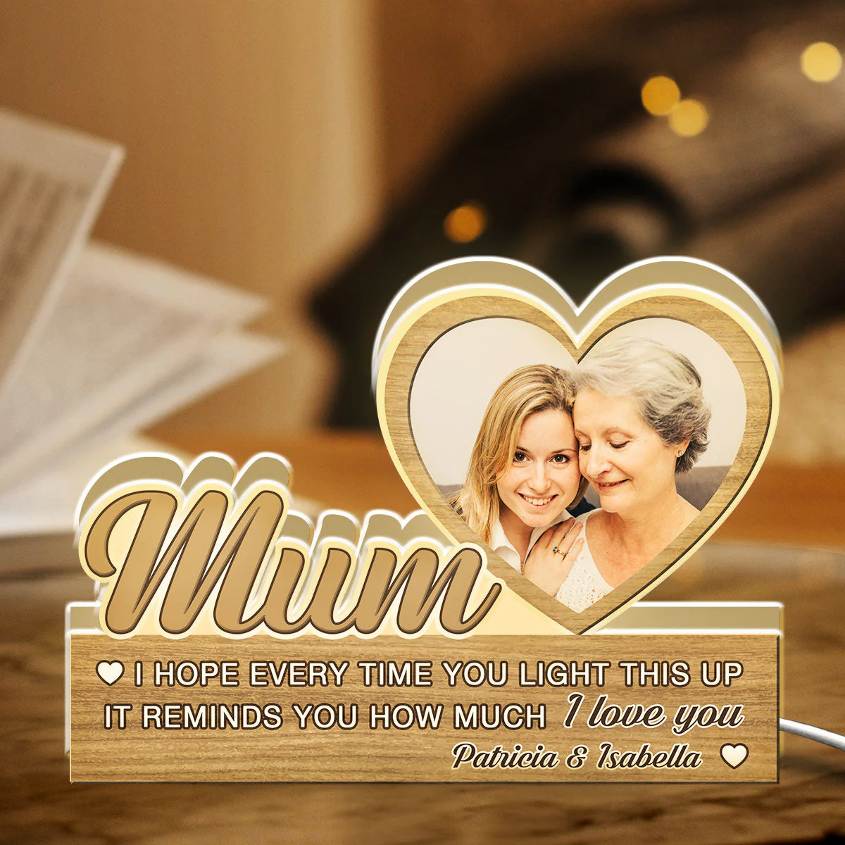 I Hope You Light This Up - Personalized Custom Light Box - Image 2
