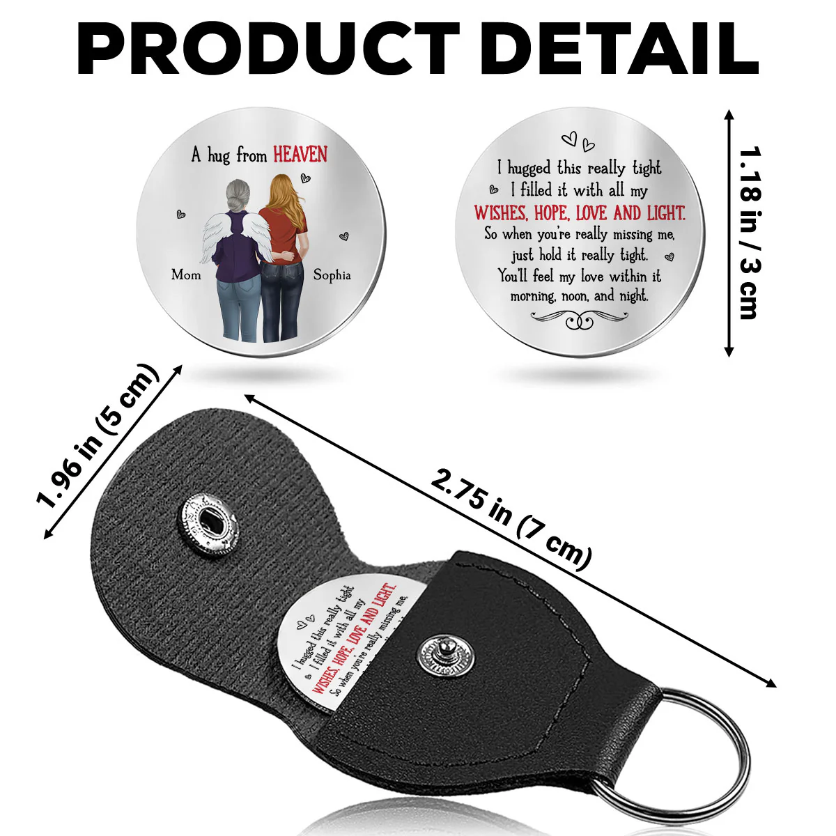 I Hug This Really Tight - Personalized Custom Pocket Hug - Image 5