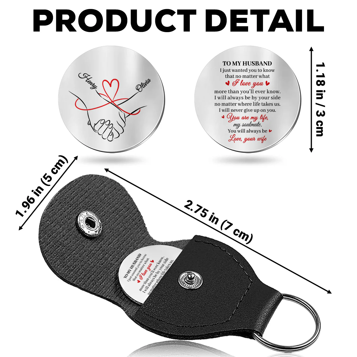 I Just Wanted You To Know That - Personalized Custom Pocket Hug - Image 5