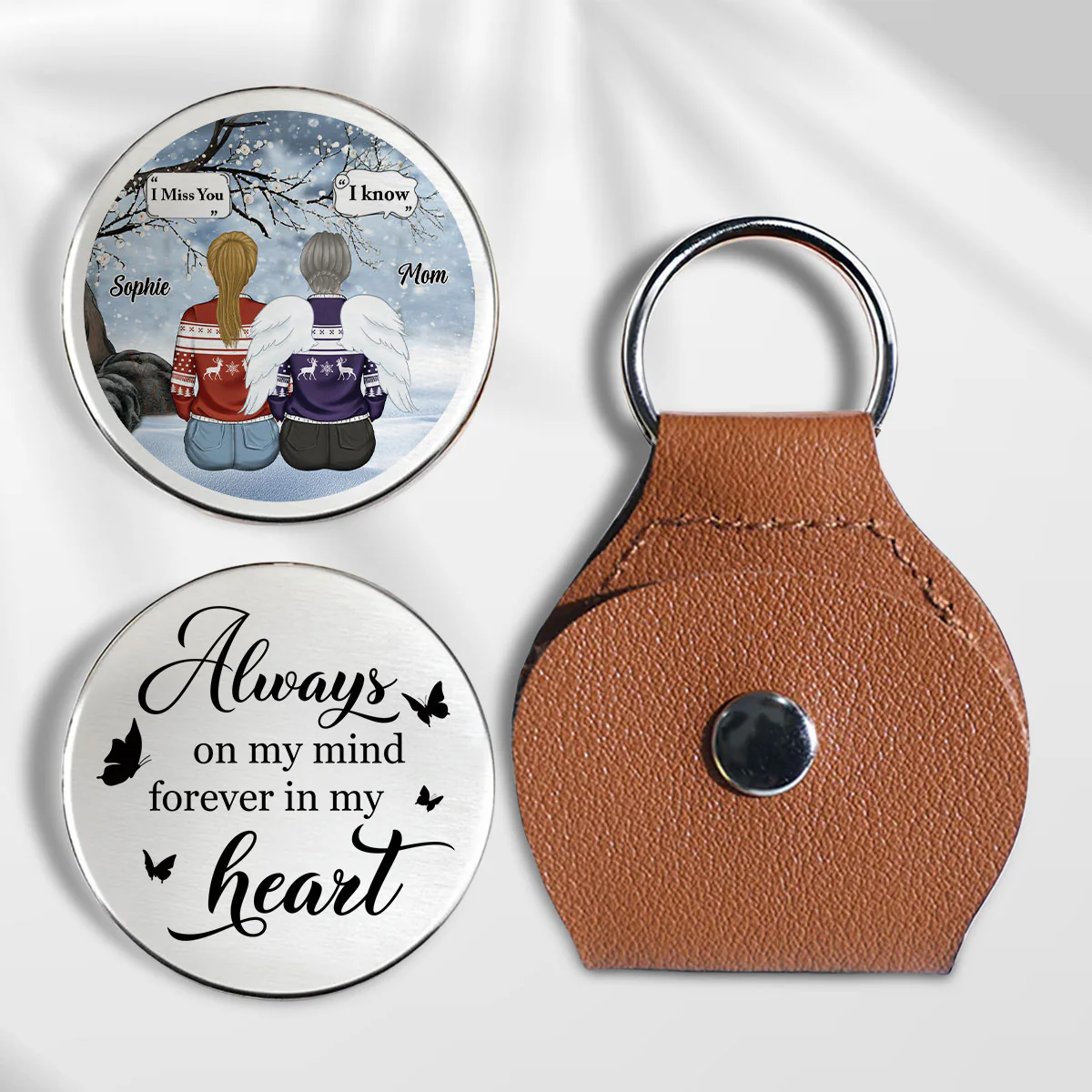 I Know You Miss Me - Personalized Custom Pocket Hug