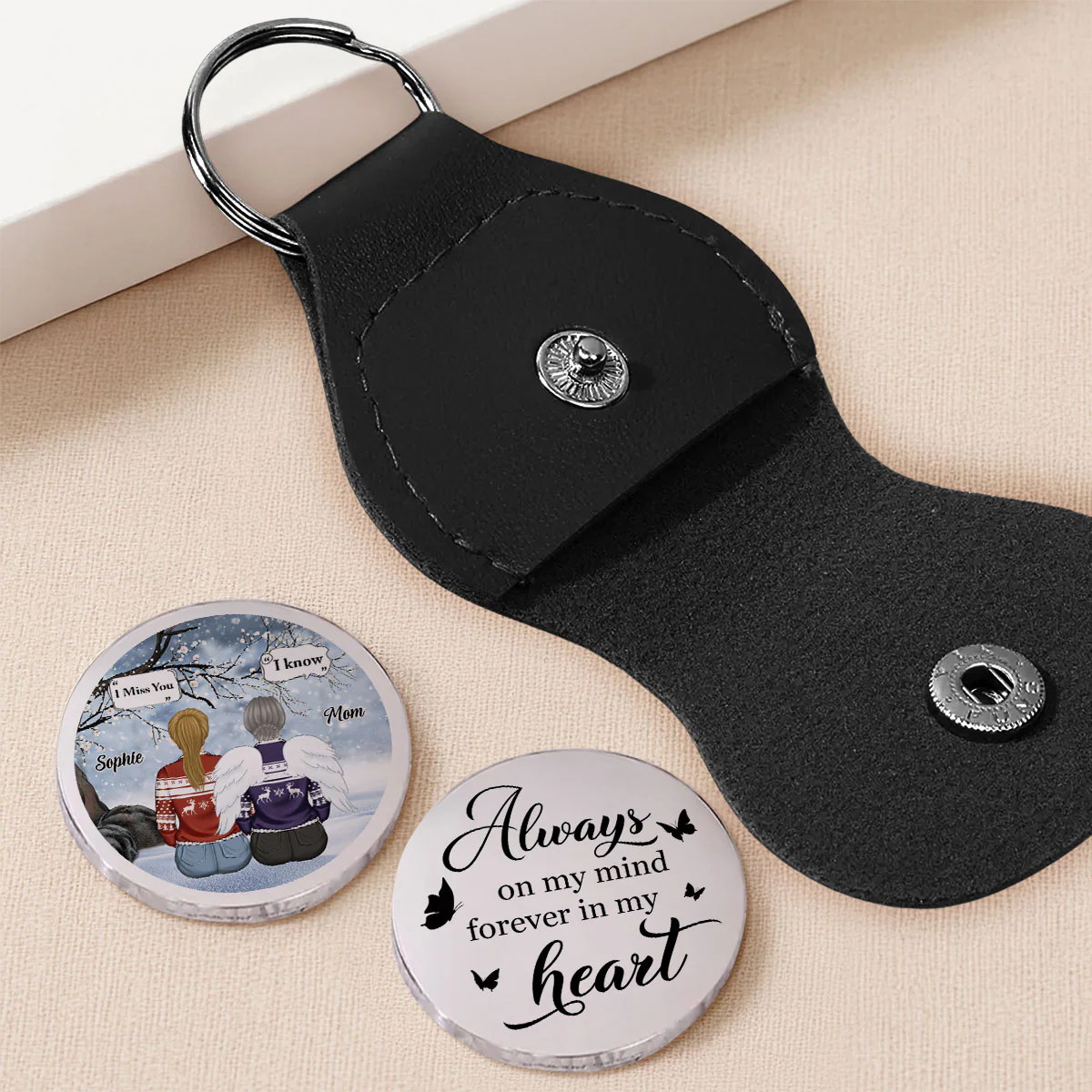 I Know You Miss Me - Personalized Custom Pocket Hug - Image 2