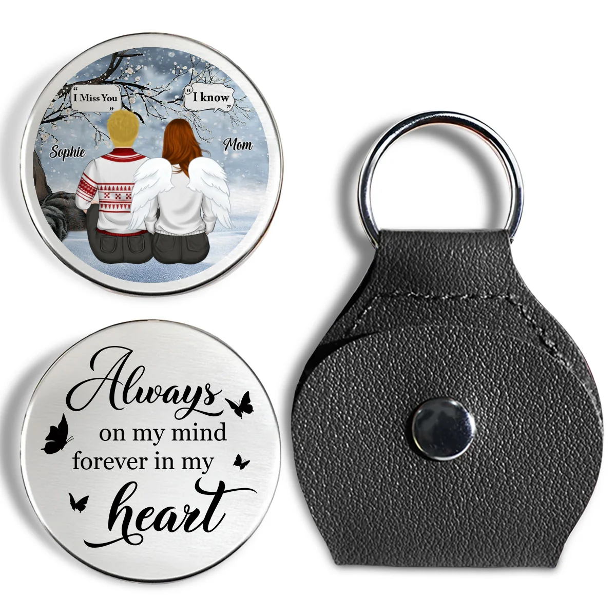 I Know You Miss Me - Personalized Custom Pocket Hug - Image 7