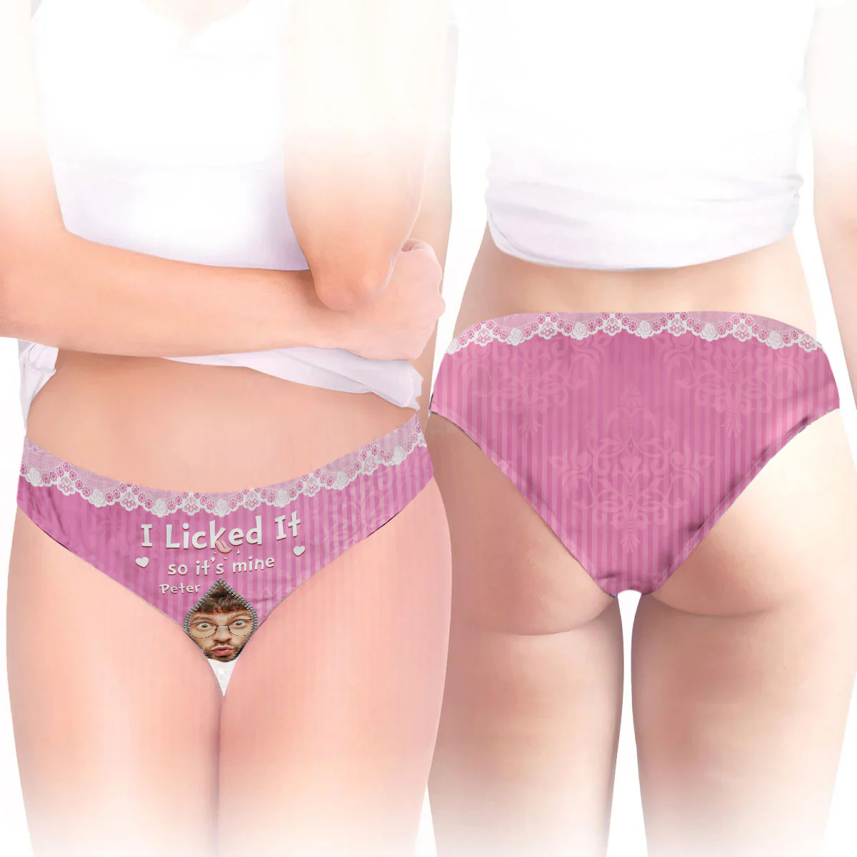 I Licked It - Personalized Women Briefs - Image 3