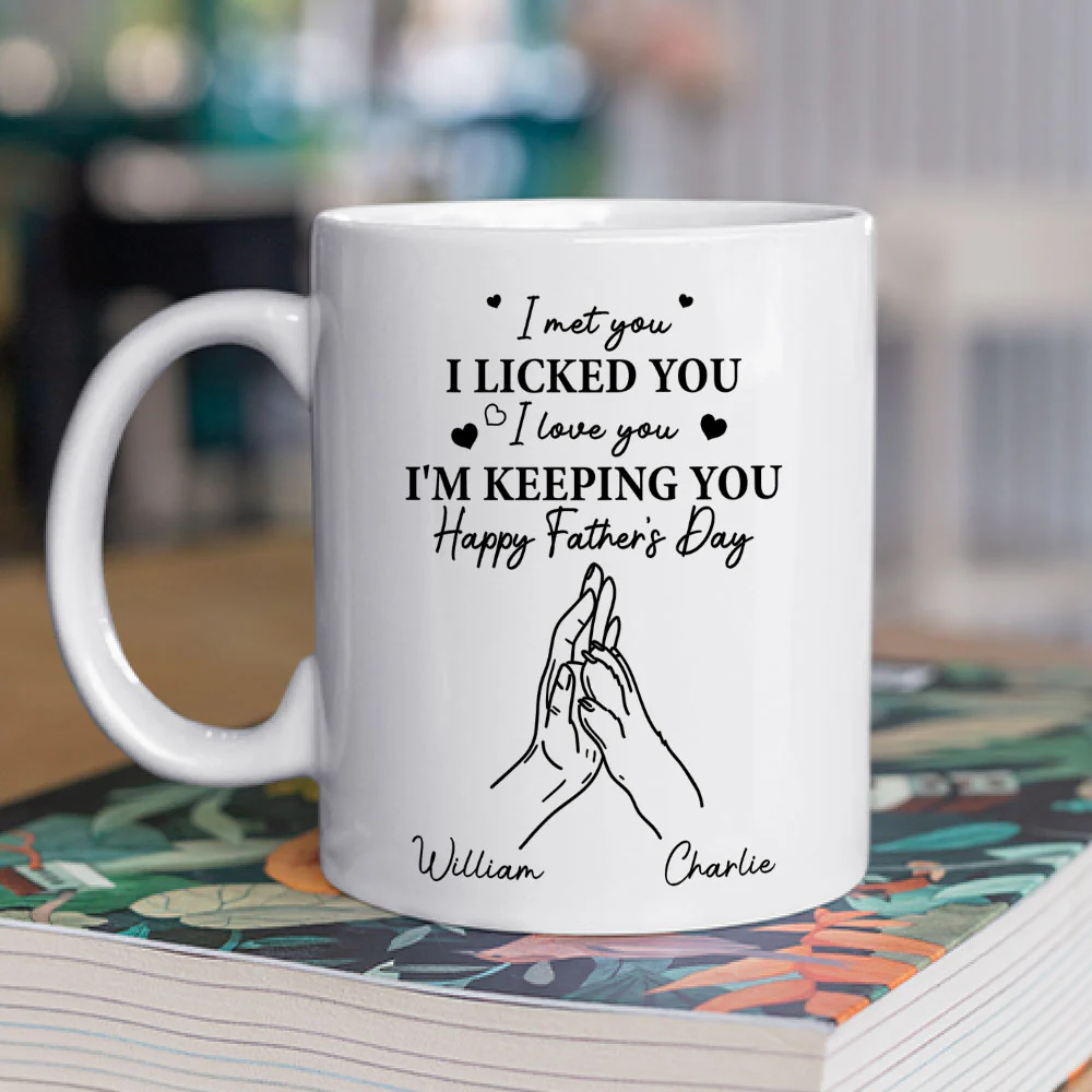 I Licked You - Personalized Custom Coffee Mug - Image 2