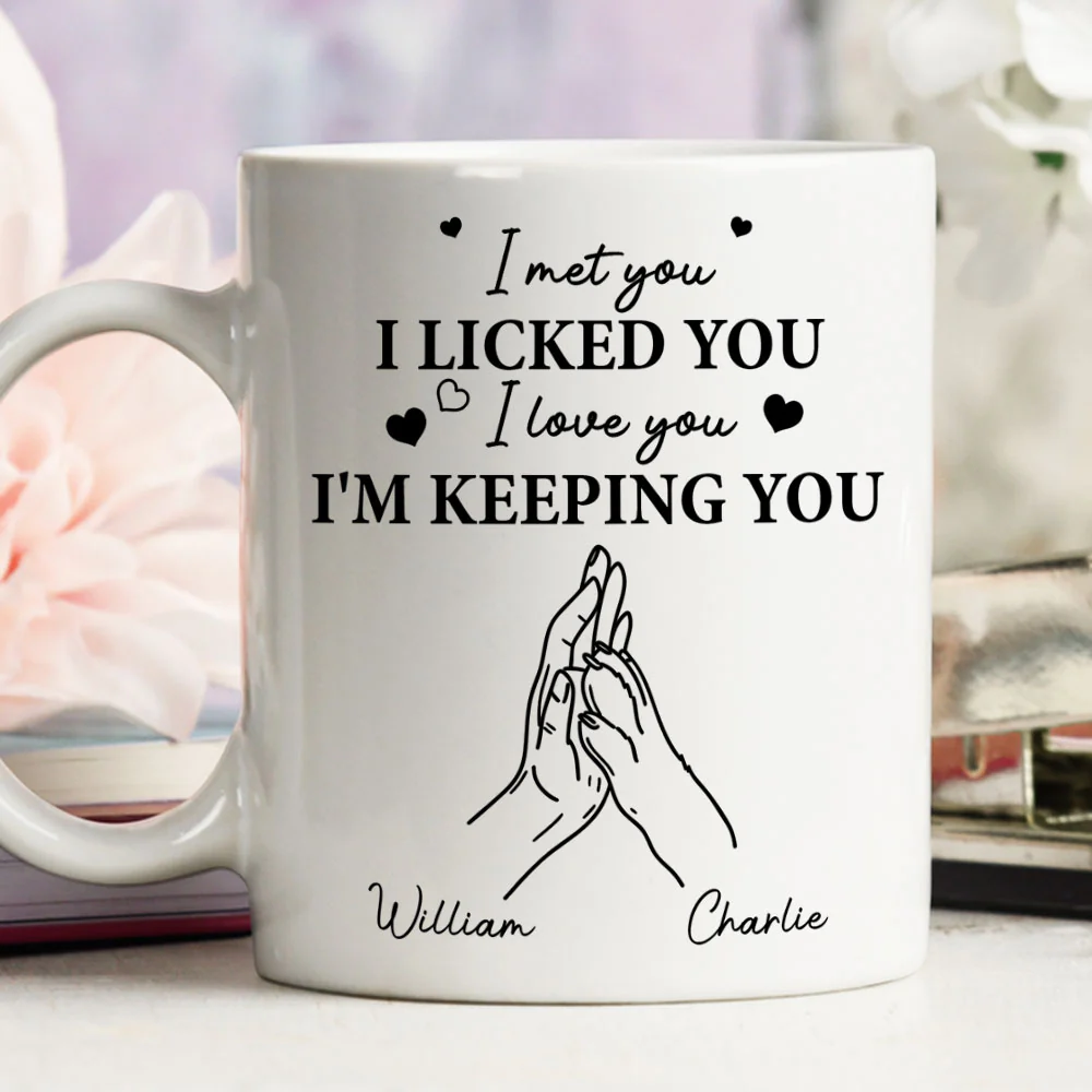 I Licked You - Personalized Custom Coffee Mug - Image 4