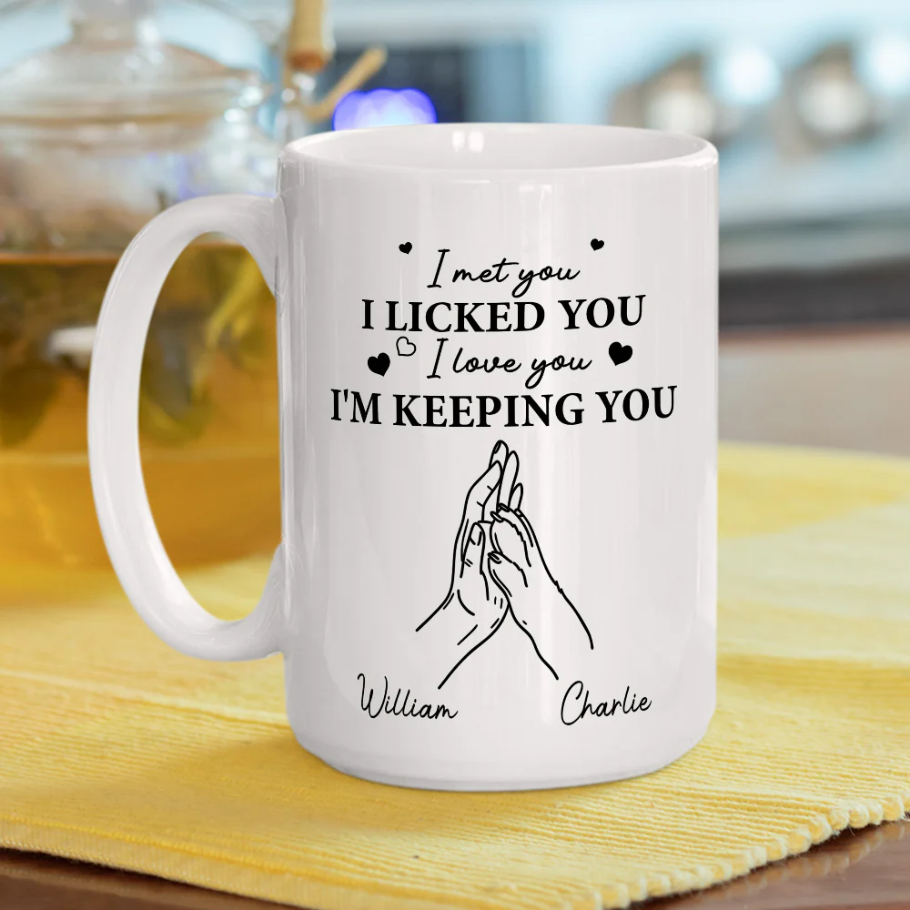 I Licked You - Personalized Custom Coffee Mug - Image 6