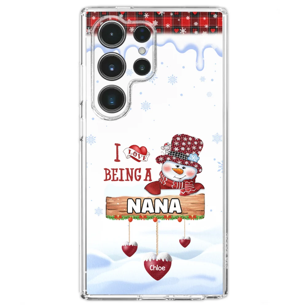 I Love Being A Grandma - Personalized Custom Phone Case - Image 26