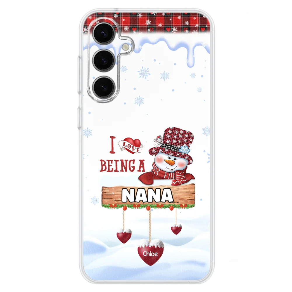 I Love Being A Grandma - Personalized Custom Phone Case - Image 27