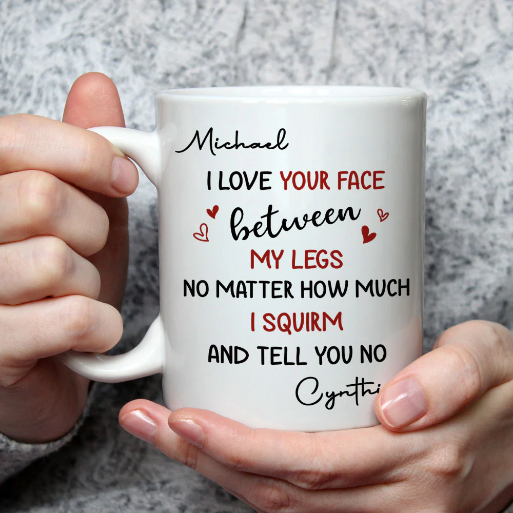 I Love When You Make Me Blush - Personalized Custom Coffee Mug - Image 2