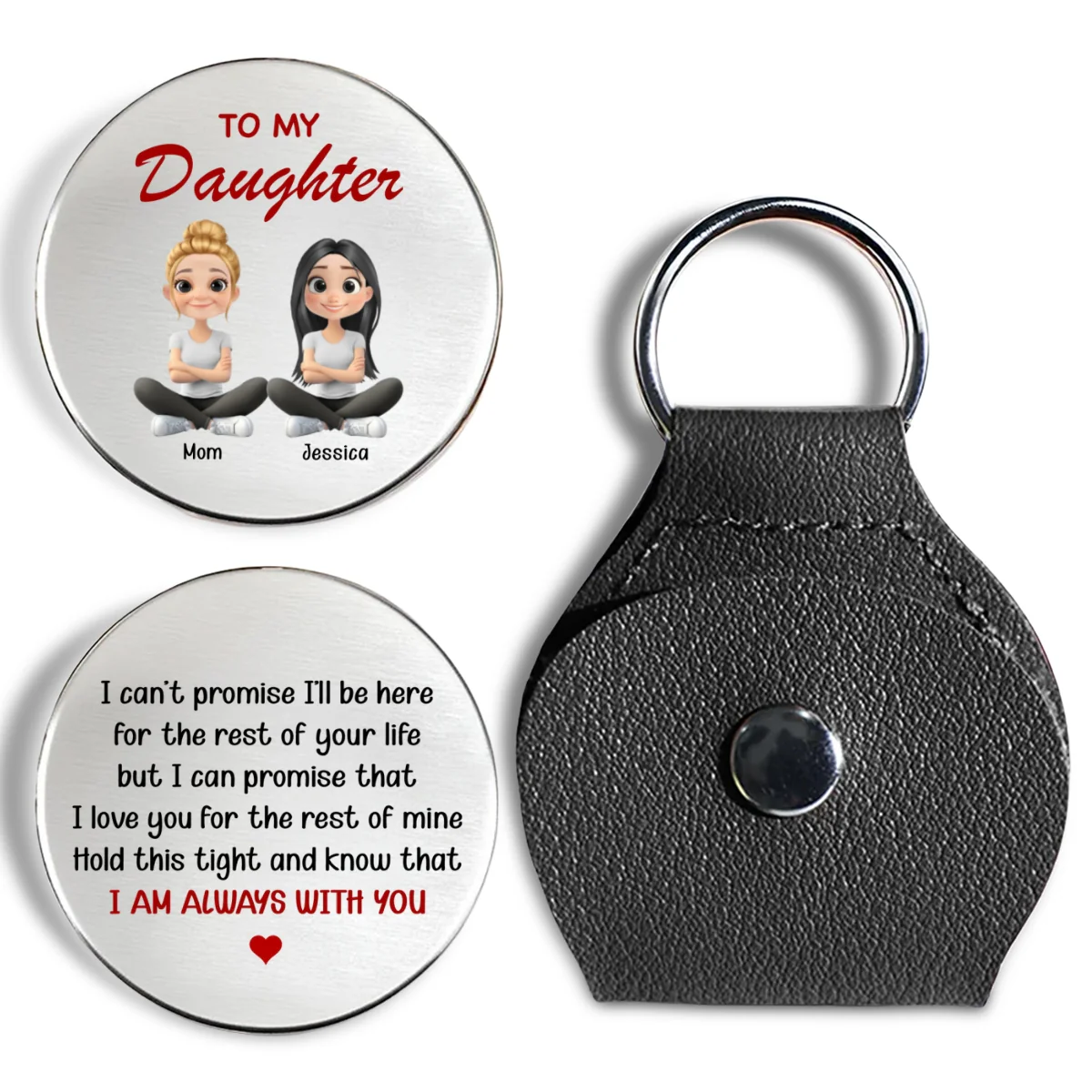 I Love You For The Rest Of Mine - Personalized Custom Pocket Hug - Image 7