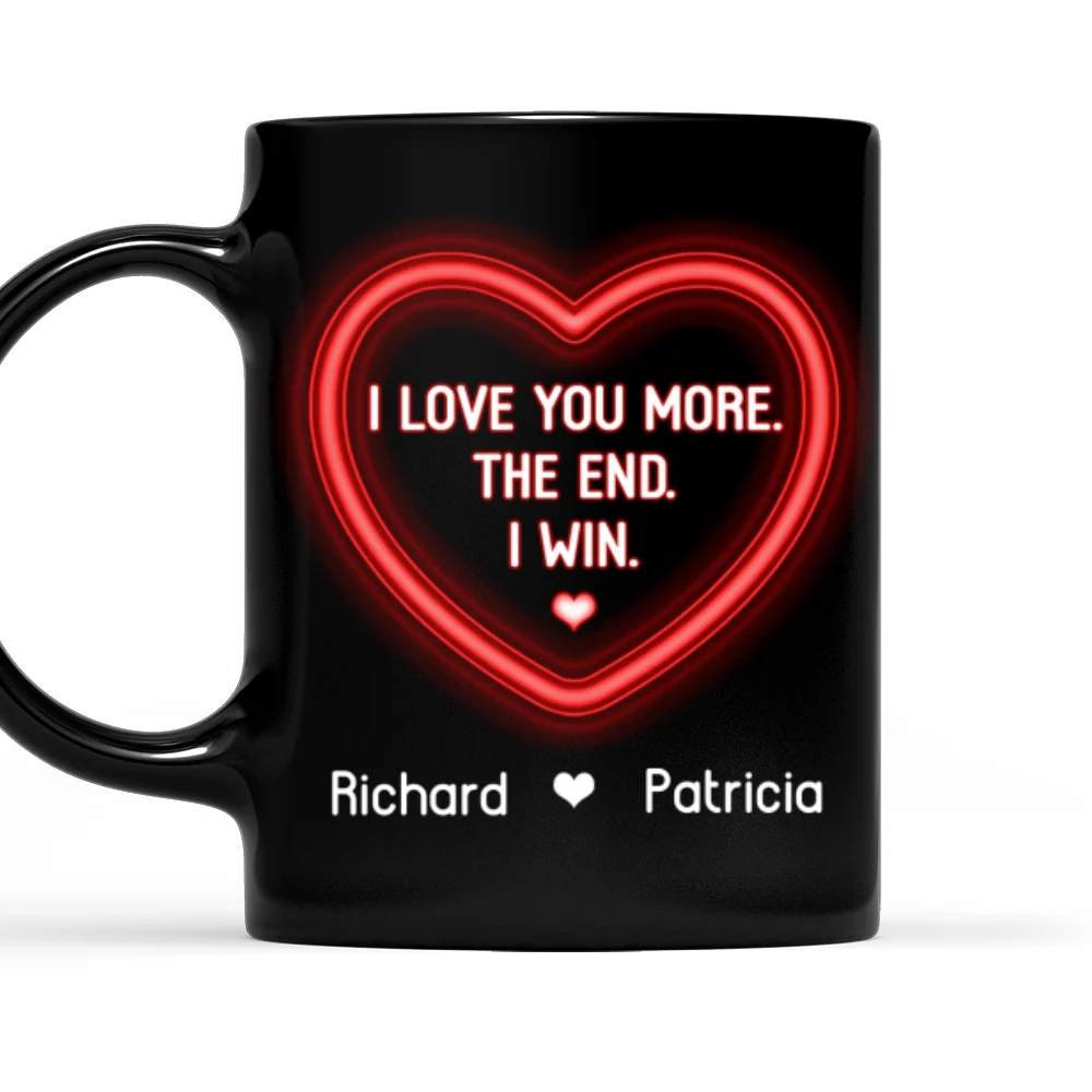 I Love You More Forever - Personalized Custom Coffee Mug - Image 7