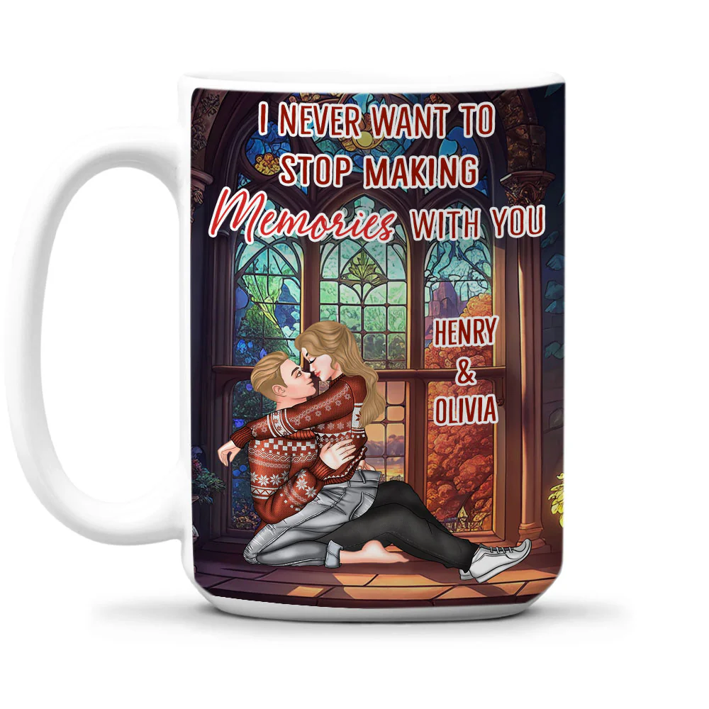 I Love You More With Each Passing Year - Personalized Custom Coffee Mug - Image 8