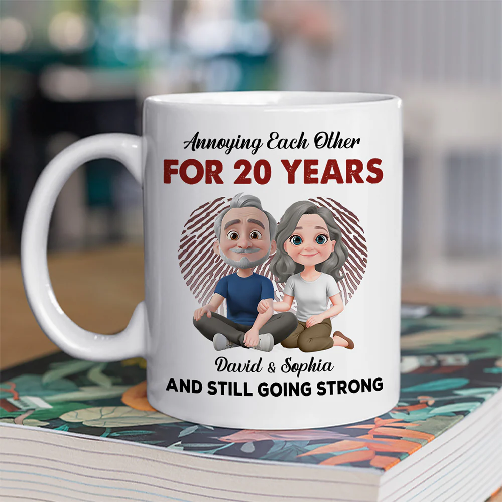 I Love You My Whole Life - Personalized Custom Coffee Mug - Image 2