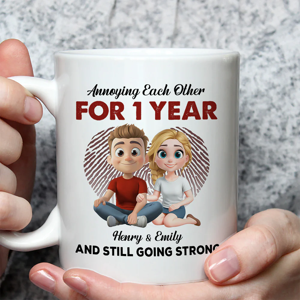I Love You My Whole Life - Personalized Custom Coffee Mug - Image 3
