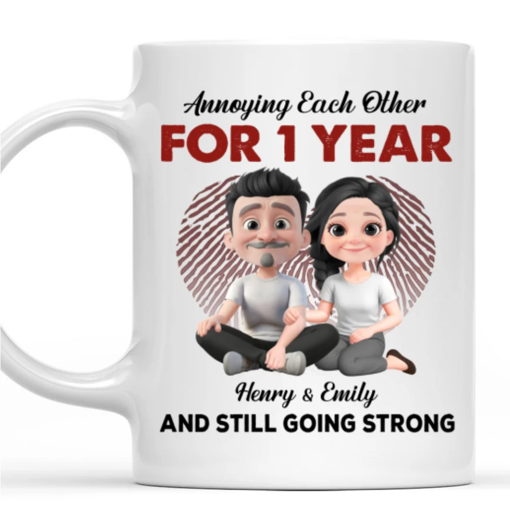 I Love You My Whole Life - Personalized Custom Coffee Mug - Image 7