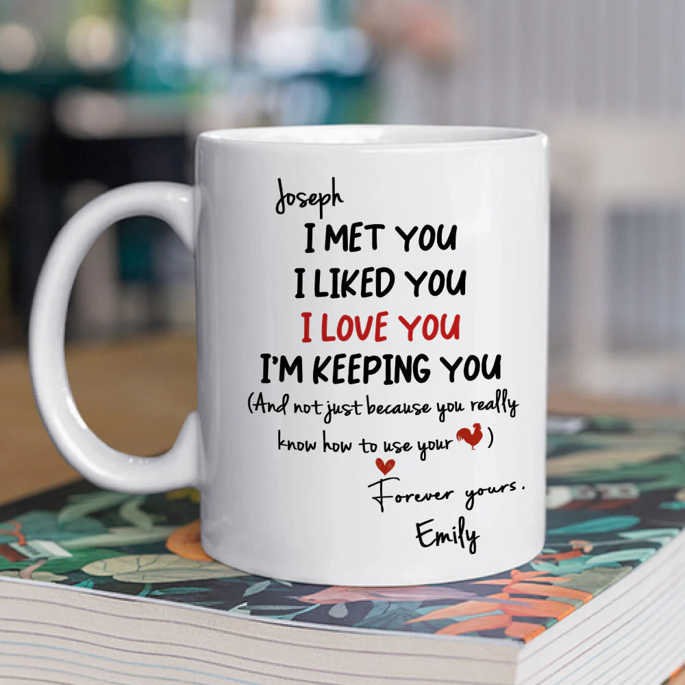 I Love You Not Because - Personalized Custom Coffee Mug - Image 2