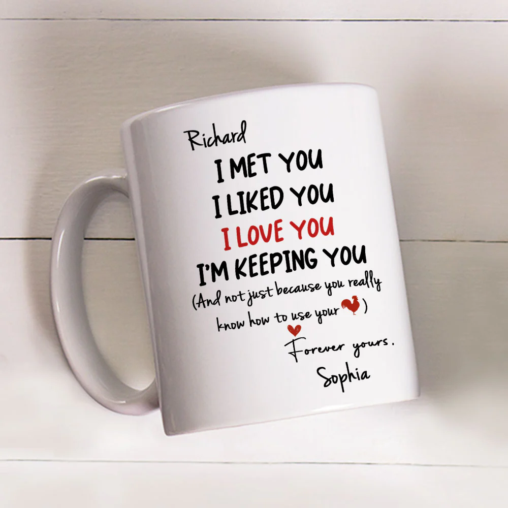 I Love You Not Because - Personalized Custom Coffee Mug - Image 4