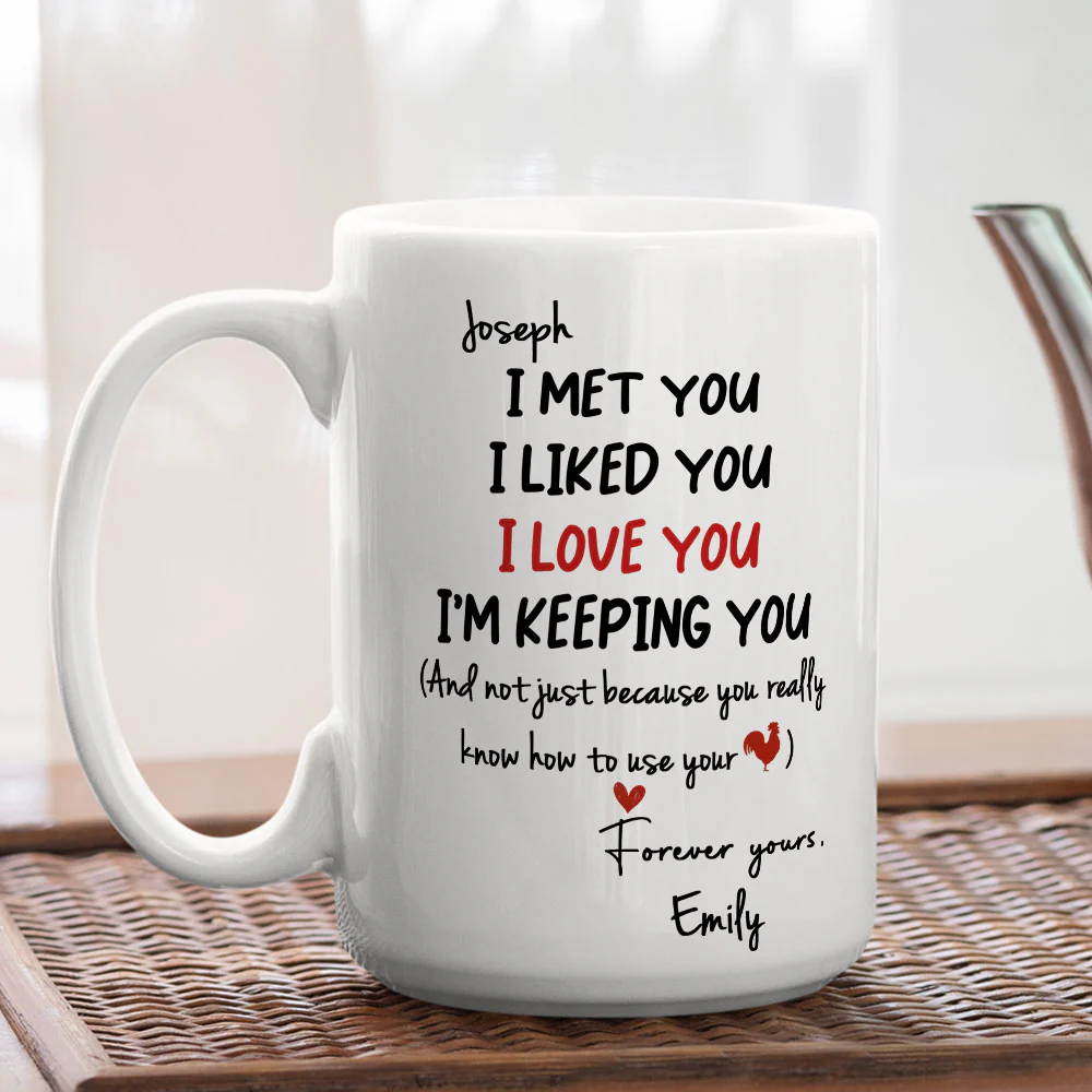 I Love You Not Because - Personalized Custom Coffee Mug - Image 5