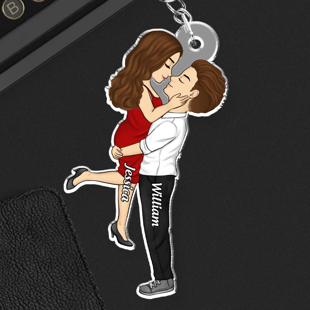 I Love You - Personalized Custom Acrylic Keychain