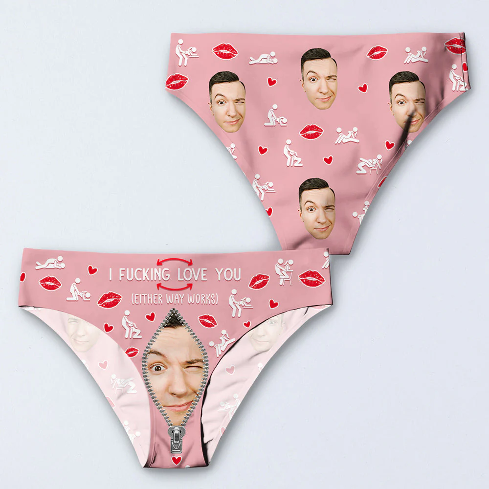 I Love You - Personalized Women Briefs - Image 2