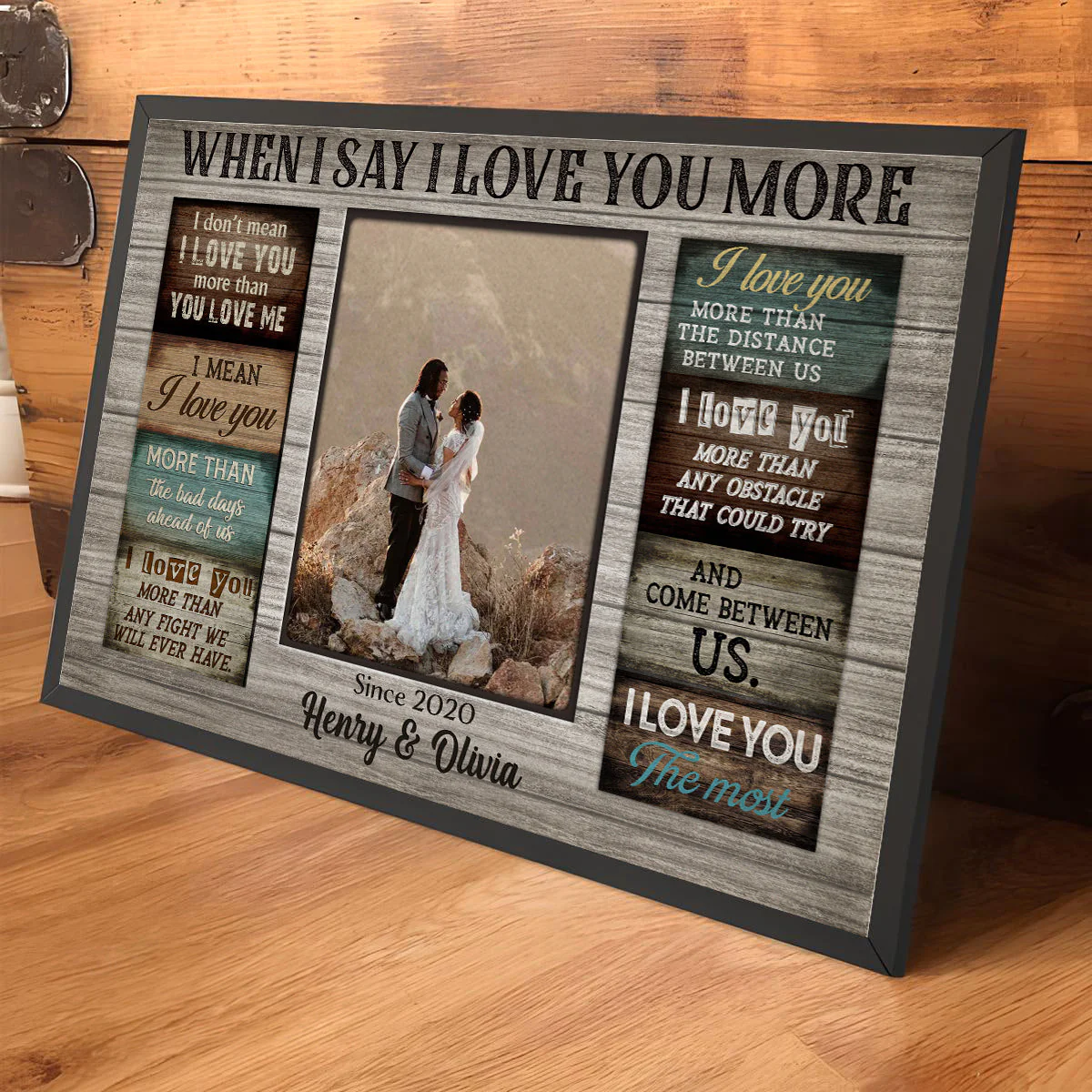 I Love You The Most - Personalized Custom Poster - Image 3