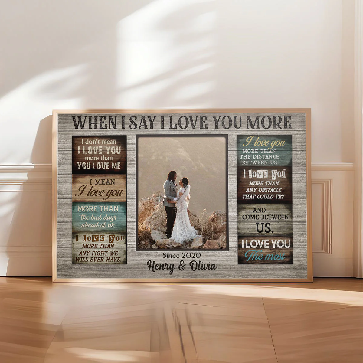 I Love You The Most - Personalized Custom Poster - Image 4