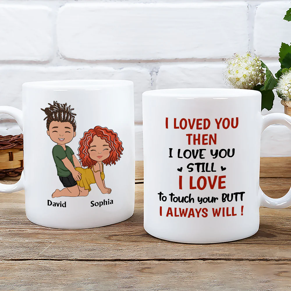 I Love Your Butt - Personalized Custom Coffee Mug - Image 3
