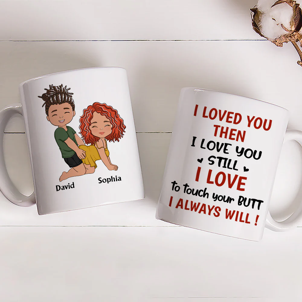 I Love Your Butt - Personalized Custom Coffee Mug - Image 4
