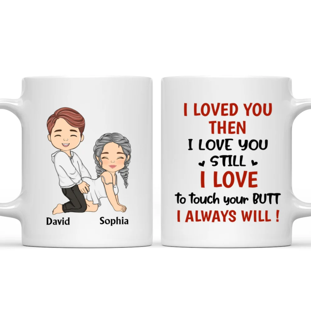 I Love Your Butt - Personalized Custom Coffee Mug - Image 7