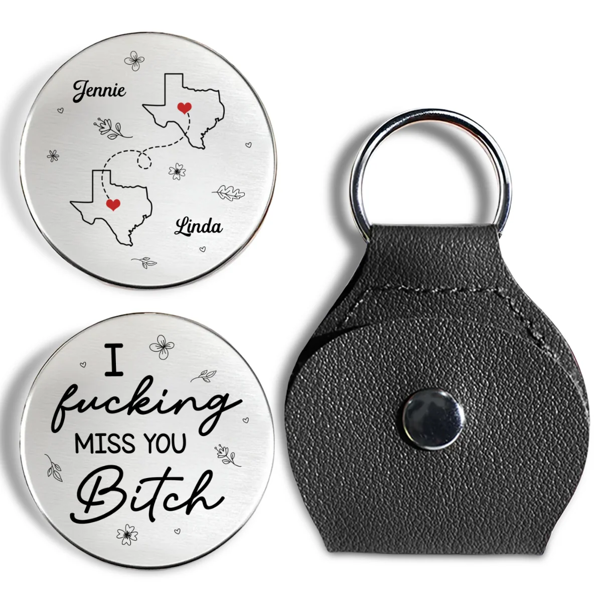 I Miss You Bestie - Personalized Custom Pocket Hug - Image 7