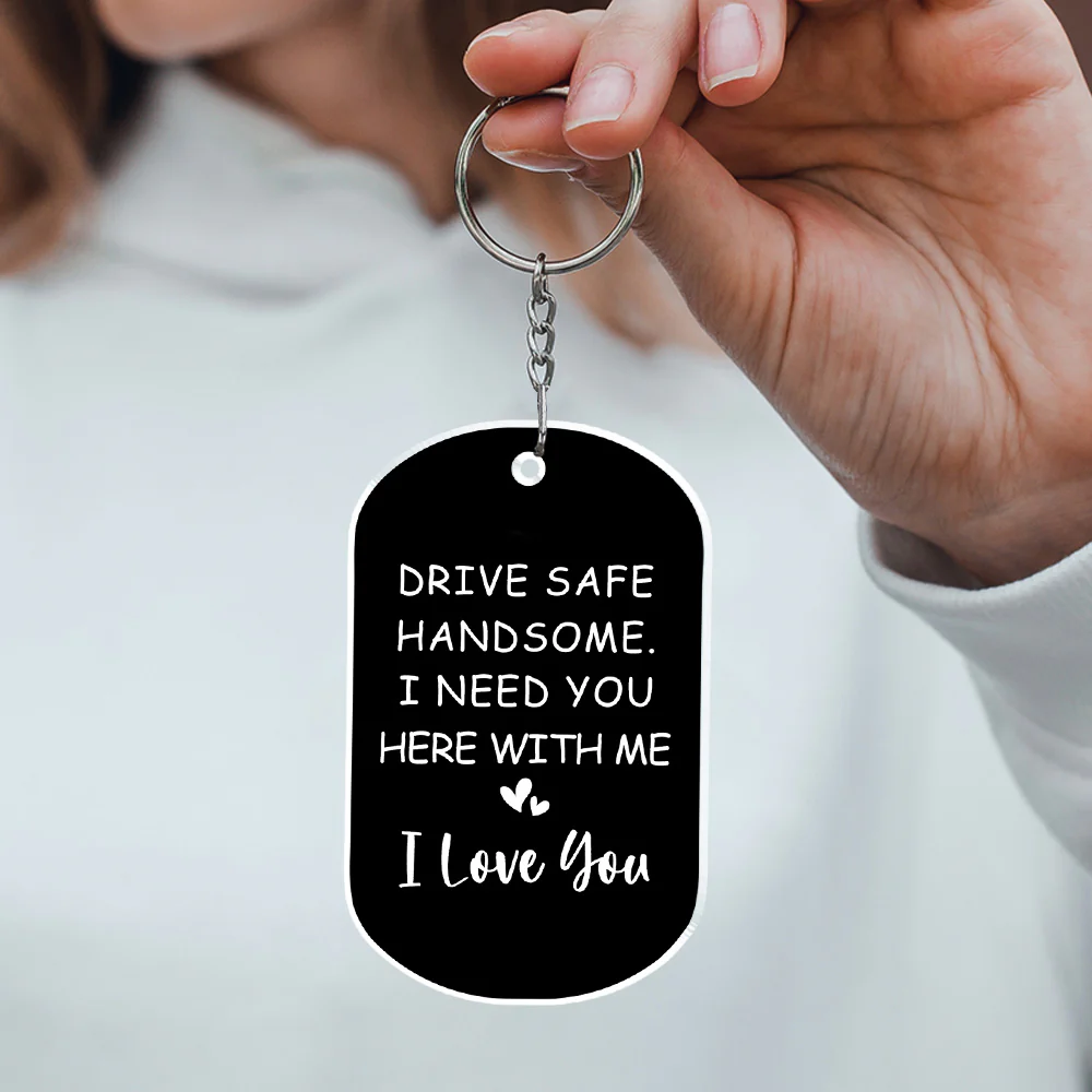 I Need You Here - Personalized Custom Acrylic Keychain - Image 5