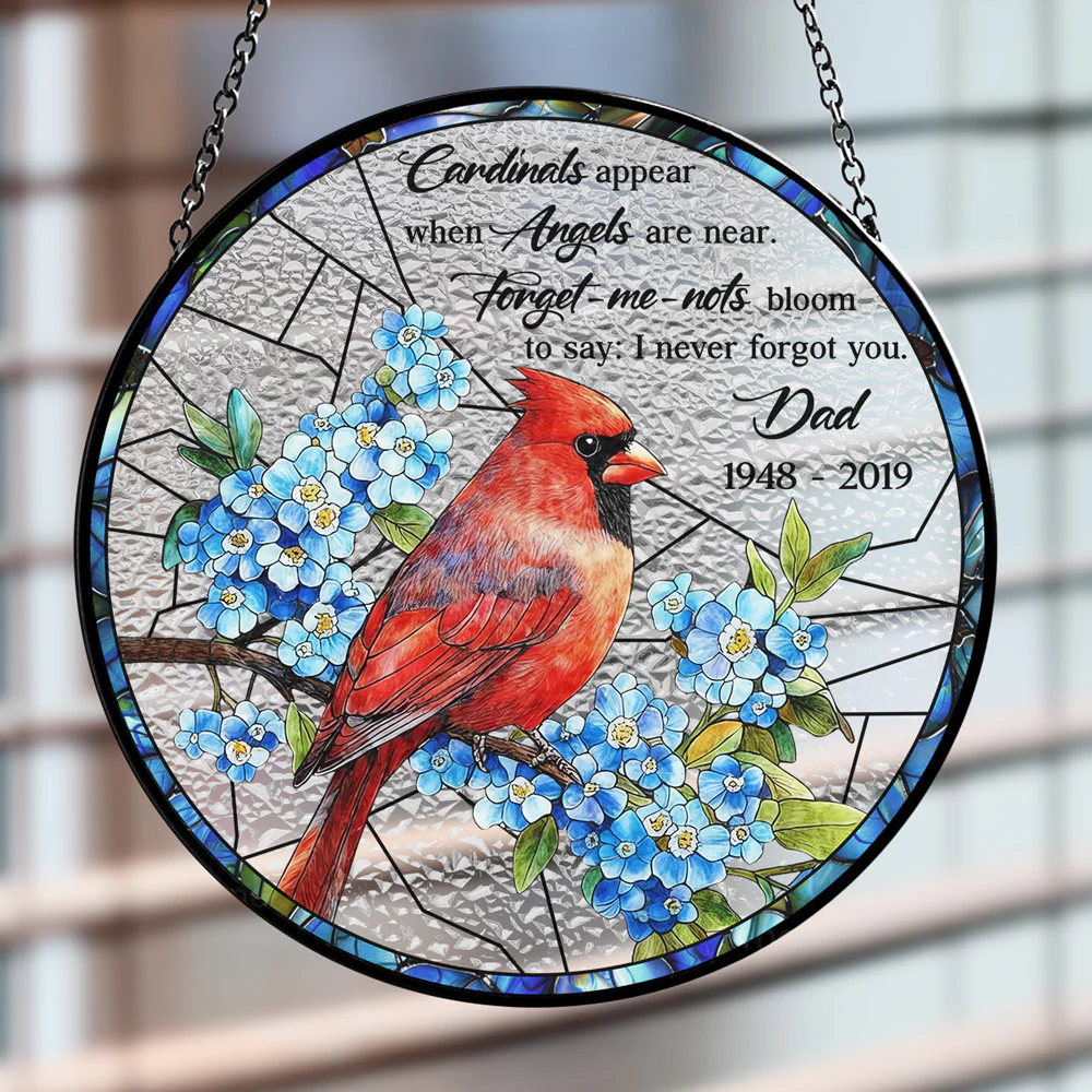 I Never Forgot You - Personalized Custom Window Hanging Suncatcher - Image 2