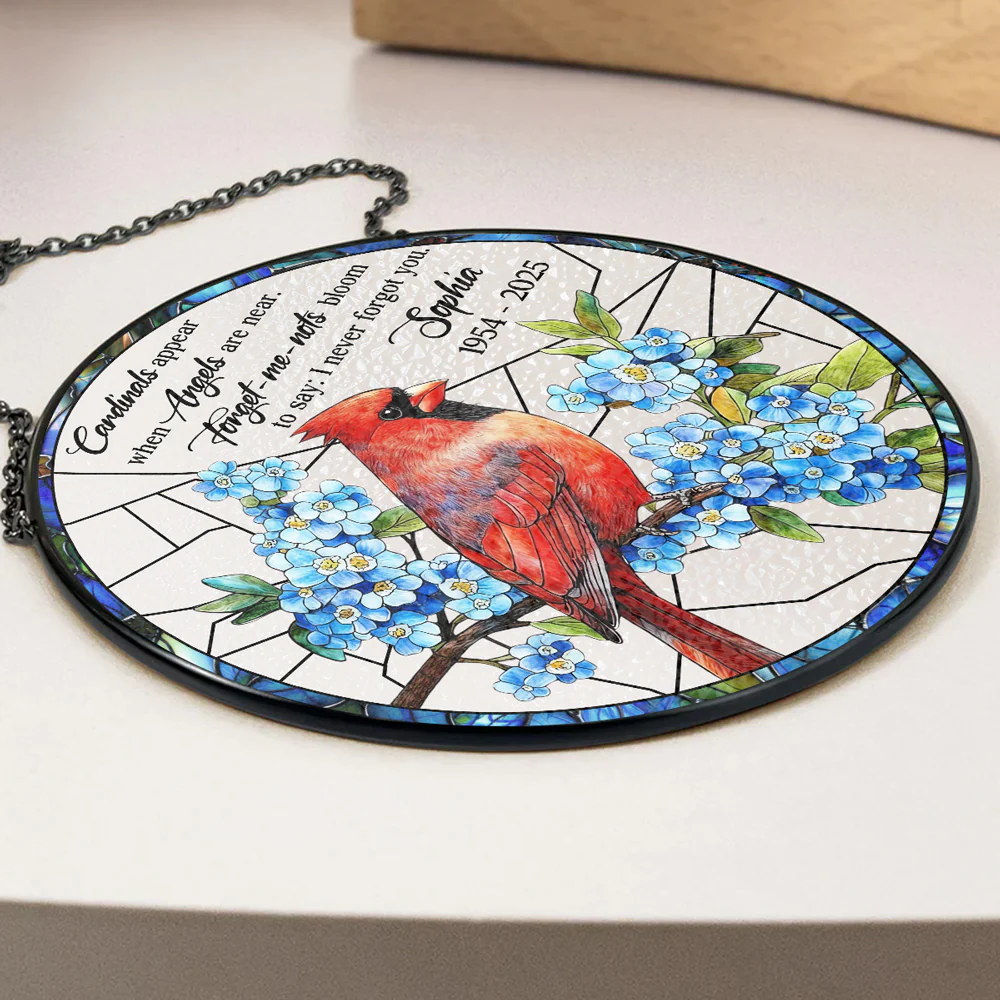 I Never Forgot You - Personalized Custom Window Hanging Suncatcher - Image 3