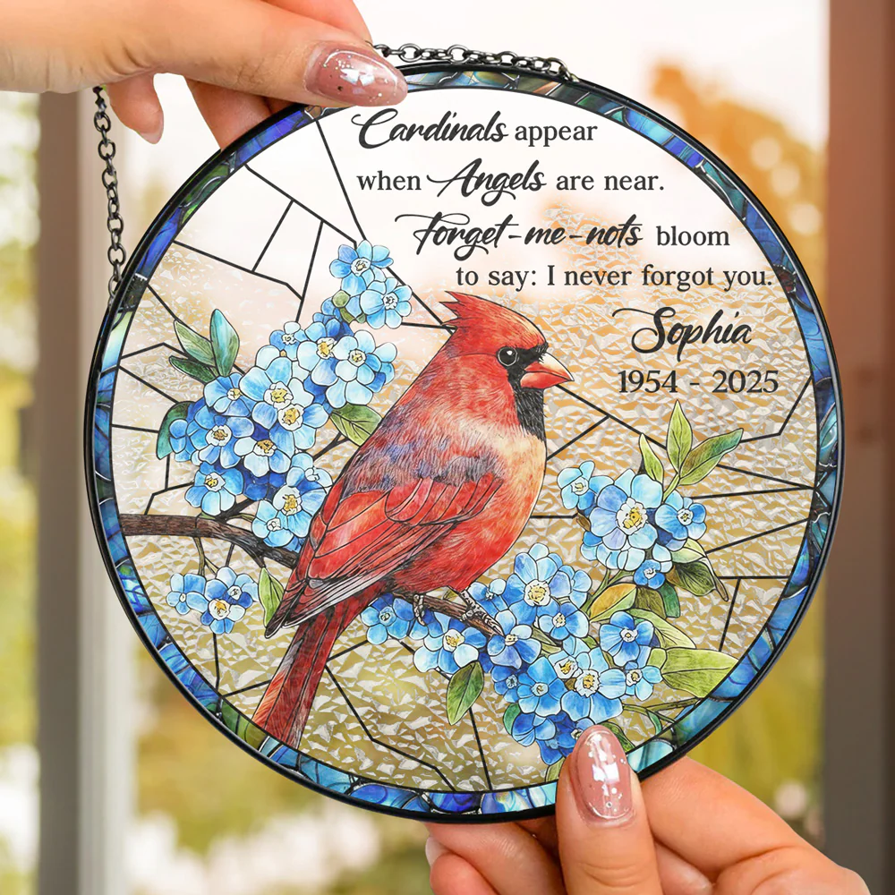 I Never Forgot You - Personalized Custom Window Hanging Suncatcher - Image 4