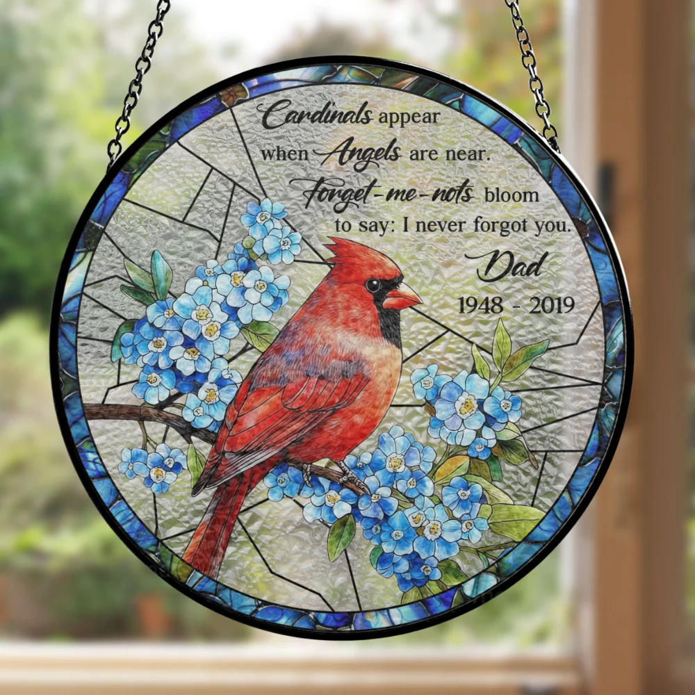 I Never Forgot You - Personalized Custom Window Hanging Suncatcher - Image 6