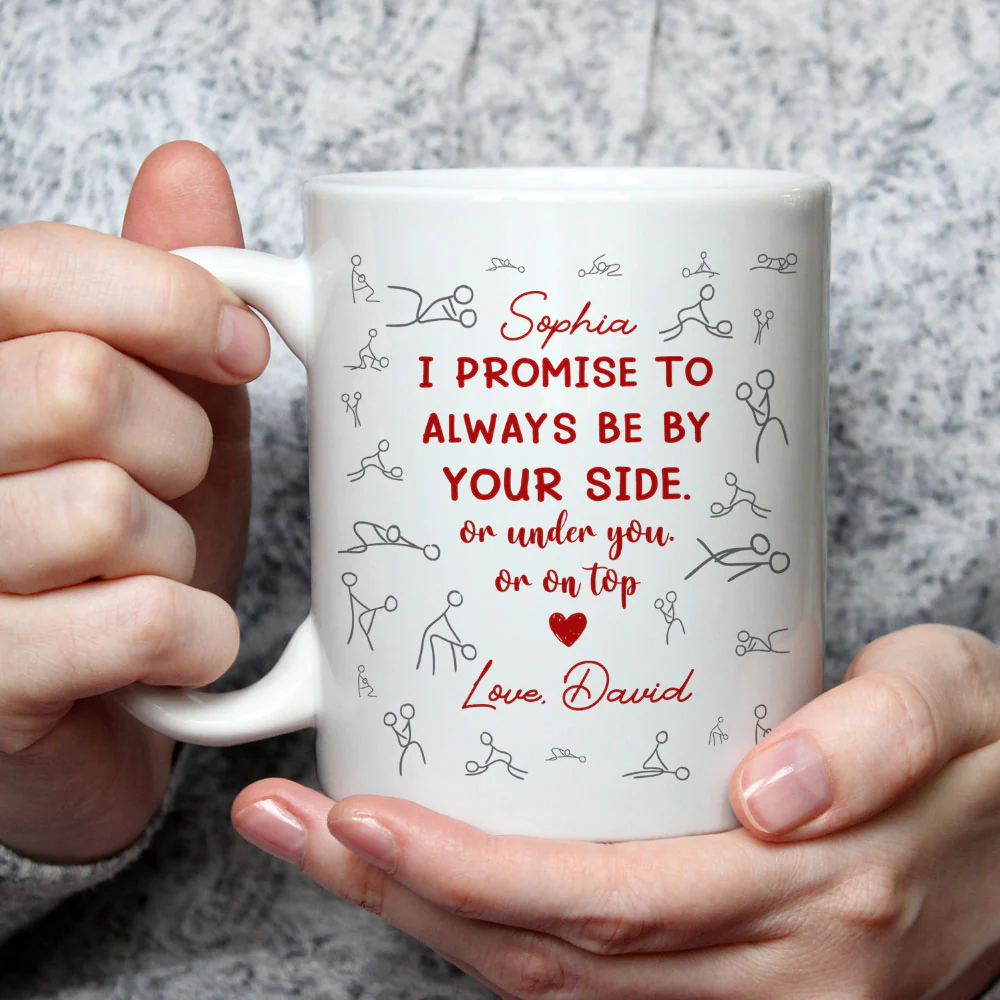 I Promise - Personalized Custom Coffee Mug - Image 3