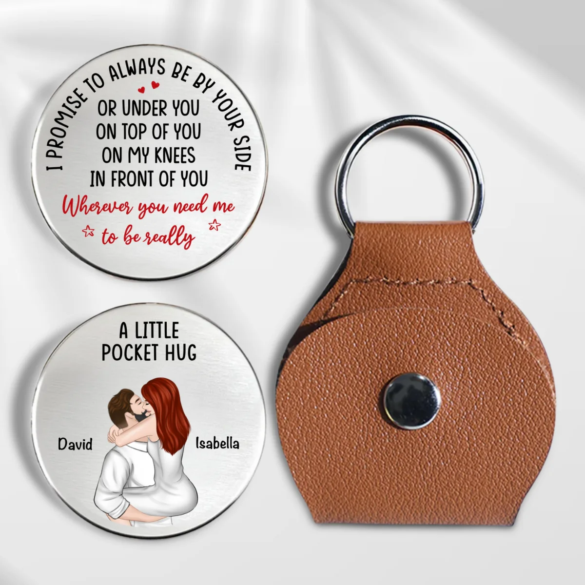 I Promise - Personalized Custom Pocket Hug - Image 7