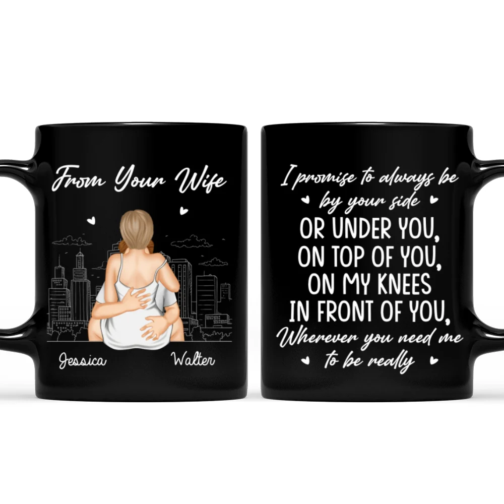 I Promise To Always By Your Side - Personalized Custom Coffee Mug - Image 7