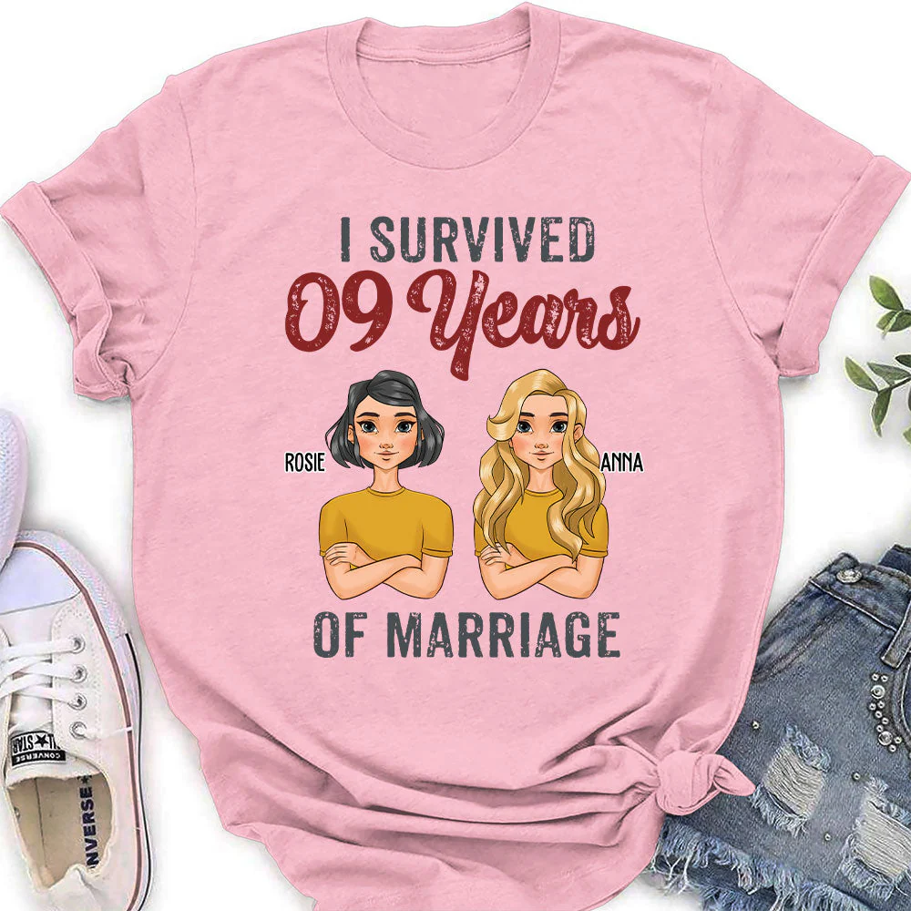 I Survived - Personalized Custom Women's T-shirt - Image 4