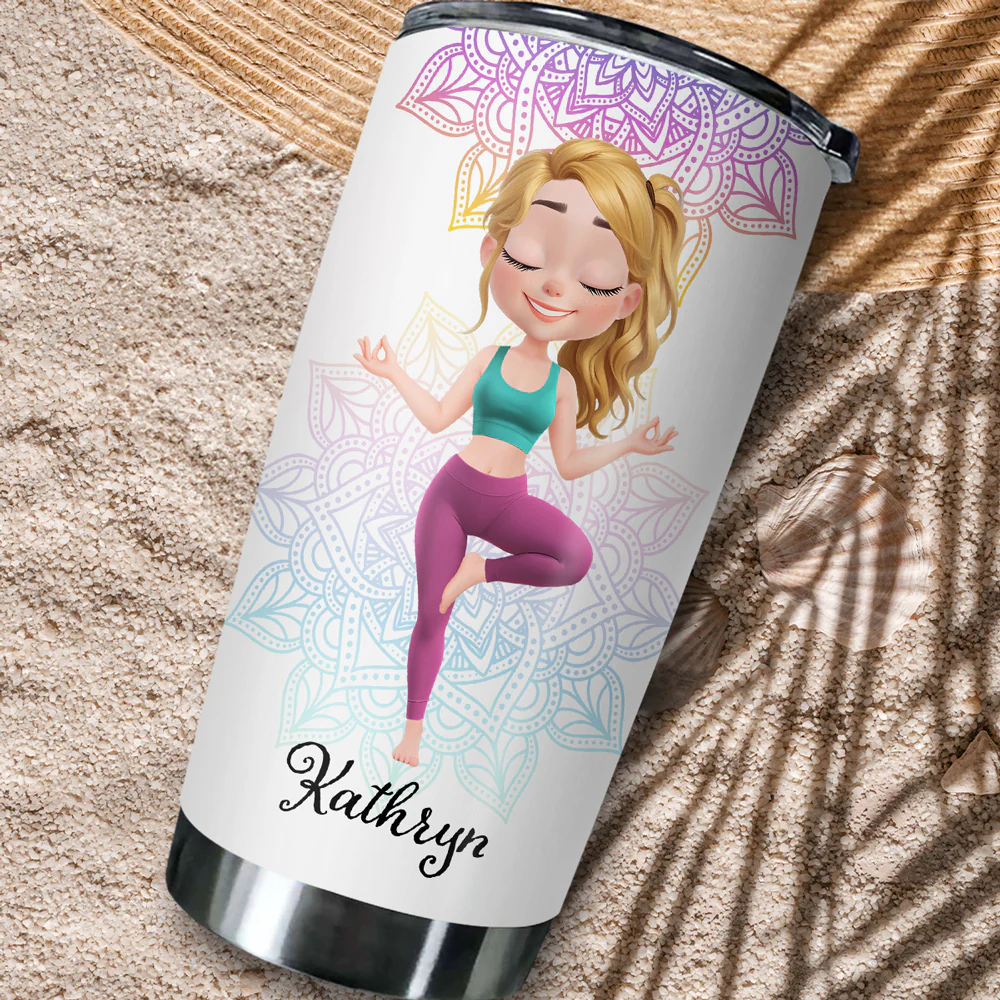 I Tell Myself - Personalized Custom Tumbler - Image 5