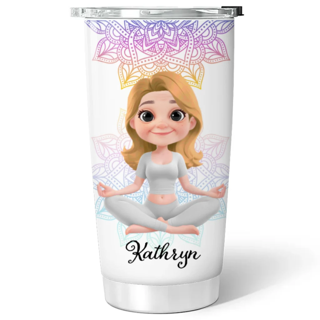 I Tell Myself - Personalized Custom Tumbler - Image 6
