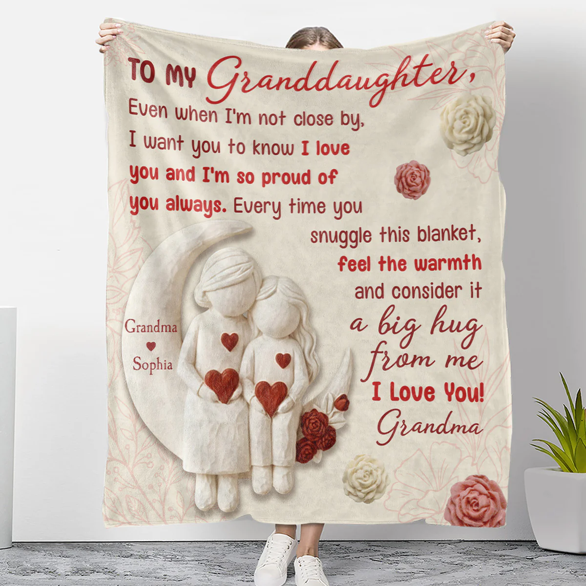 I Want You Know How Much I Love You - Personalized Custom Fleece Blanket