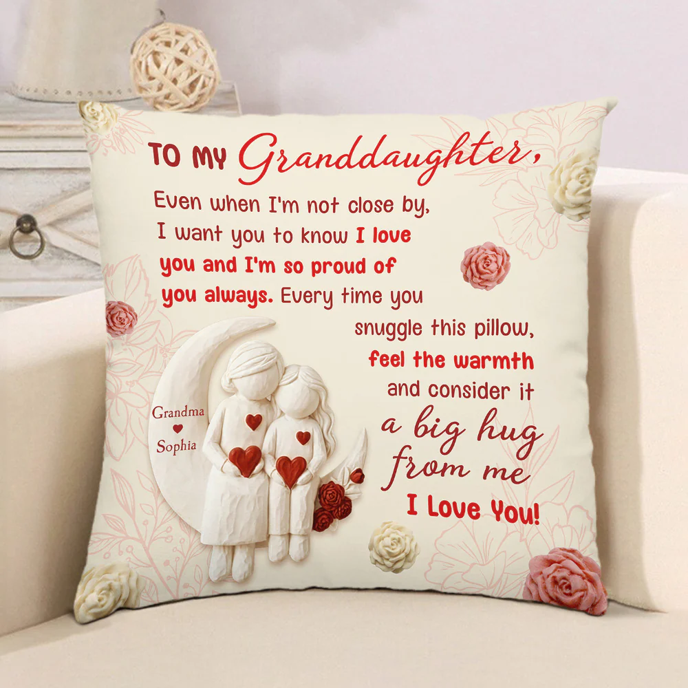 I Want You Know How Much I Love You - Personalized Custom Pillow - Image 2