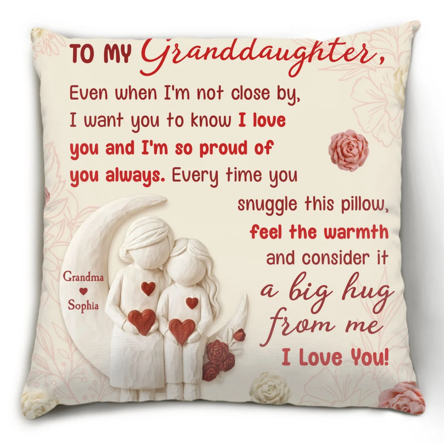 I Want You Know How Much I Love You - Personalized Custom Pillow - Image 6