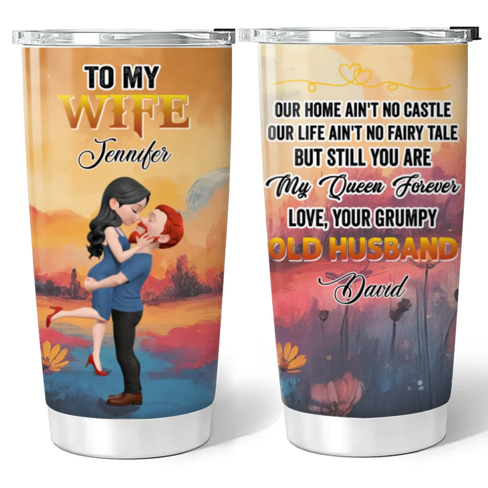I Was Yours - Personalized Custom Tumbler - Image 5