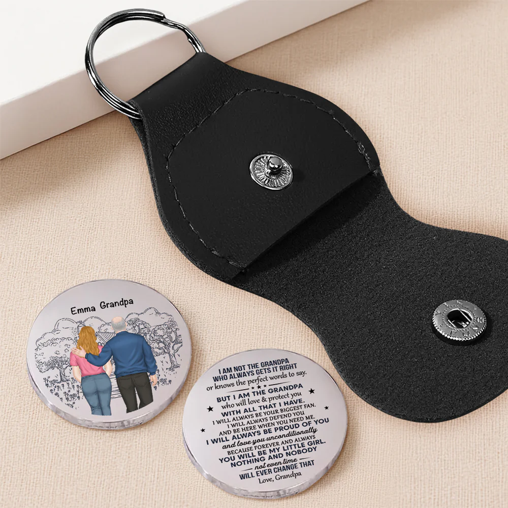 I Will Always Be Your Biggest Fan Ver Grandpa - Personalized Custom Pocket Hug - Image 2